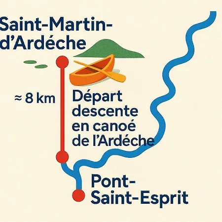 Piscine Gorges D'ardeche פונט-סנט-אספריט